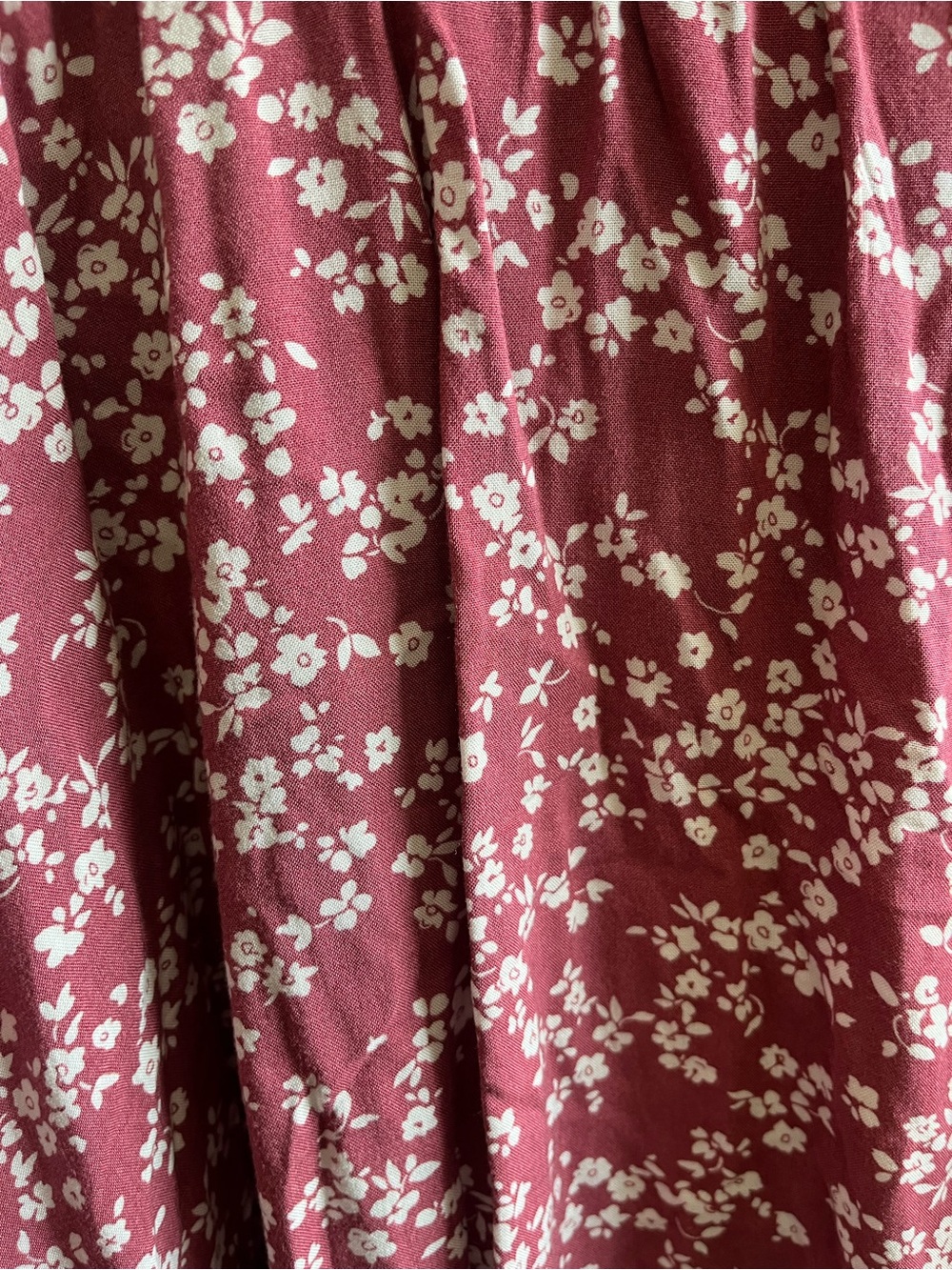 BloomChic Mauve Floral Wrap Dress - Picture 5 of 6